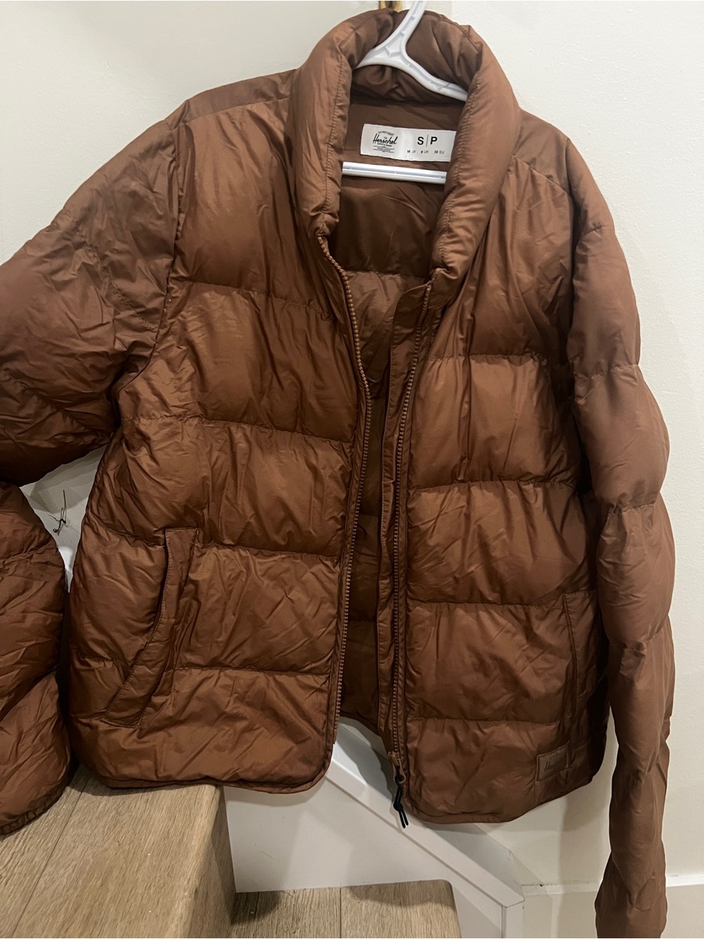 Herschel Supply Company Brown Quilted Puffer Jacket